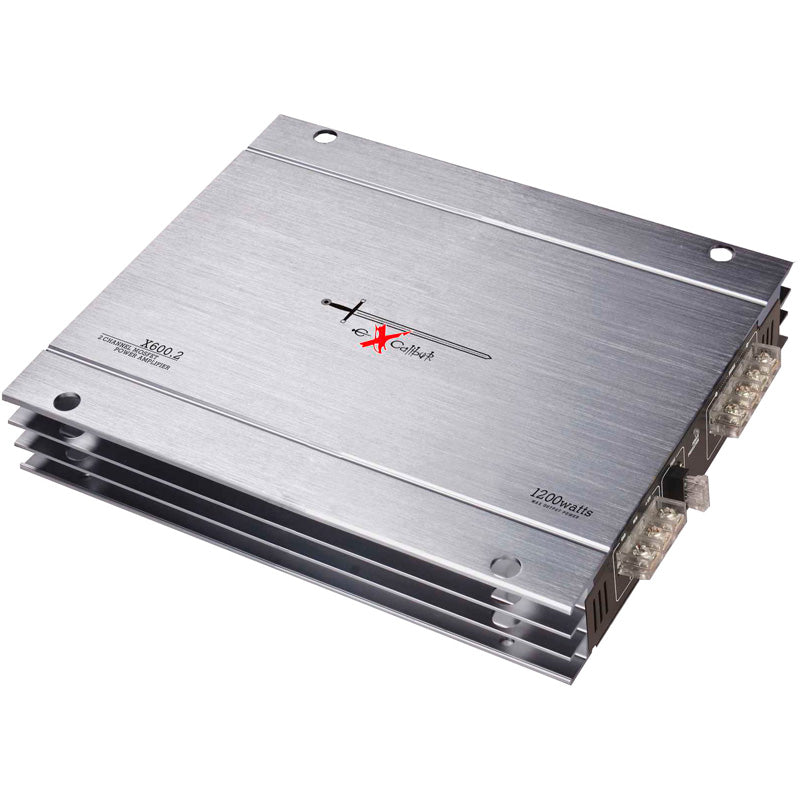 Excalibur, Verstärker, Silber, 2-Kanal, 1200W