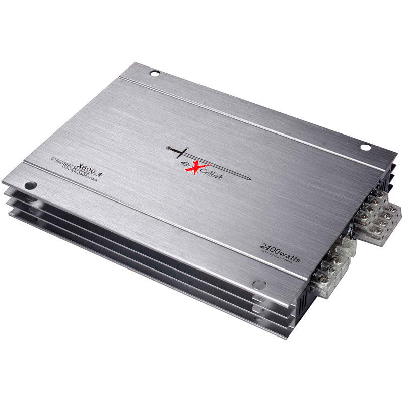 Excalibur, Verstärker, 4-Kanal, Silber, 2400W