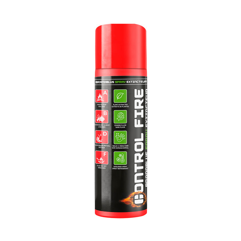 Control Fire, Feuerlöschspray 500ml, Wirksam gegen mehrere Brandklassen, biologisch abbaubar