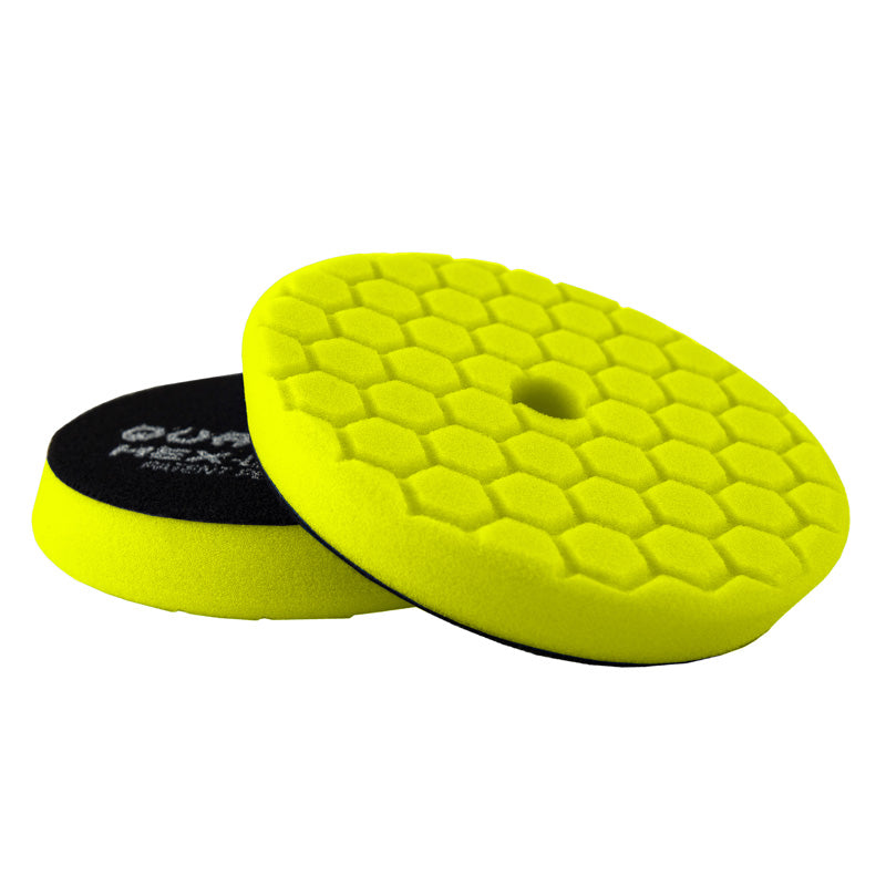 Chemical Guys Hex-Logic Quantum Heavy Cutting Pad Gelb (6.5 Inch)