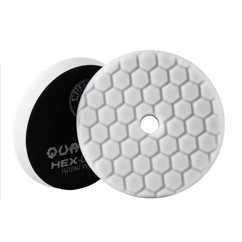Chemical Guys Hex-Logic Quantum Light-Medium Polishing Pad Weiß (6.5 Inch)