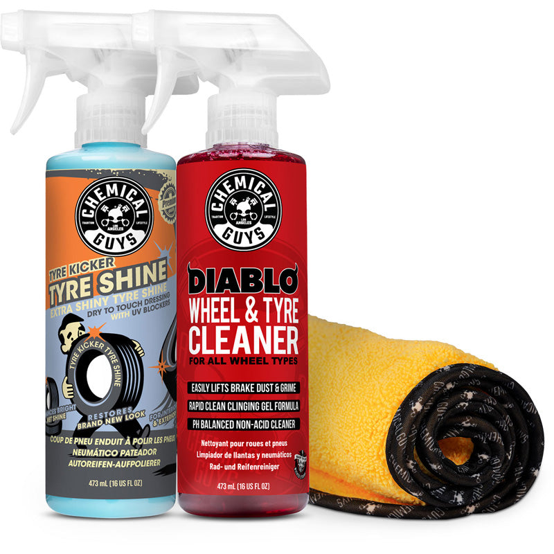 Chemical Guys Rad- & Reifen-Glanz Starter-Kit (3 Artikel)