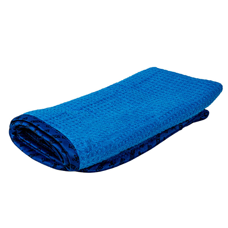 Chemical Guys Waffelstruktur-Glas- & Fenster-Mikrofasertuch - Blau 24x16''