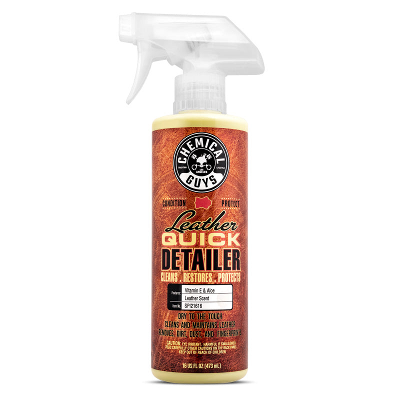 Chemical Guys Leder Quick Detailer Matt-Finish Lederpflegespray (473ml)