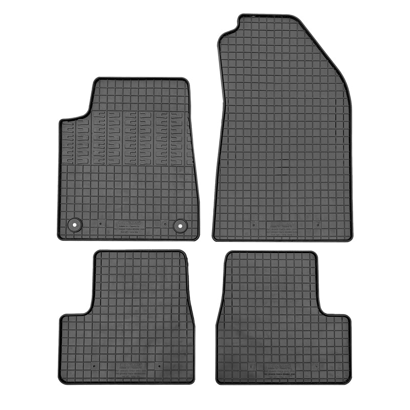 CIKCAR, Fußmatten-Set, Gummi, passend für Fiat Grande Panda (benzin) (2025-)