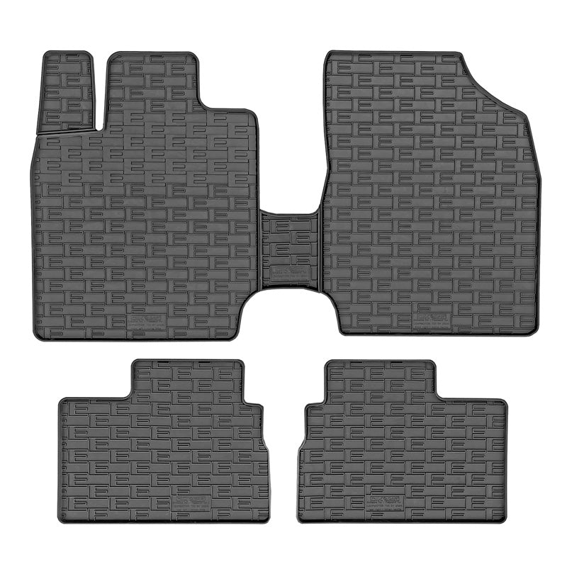 CIKCAR, Gummifußmatten-Set, Maßgeschneidert für Leapmotor T03 2024-, 3 Teile
