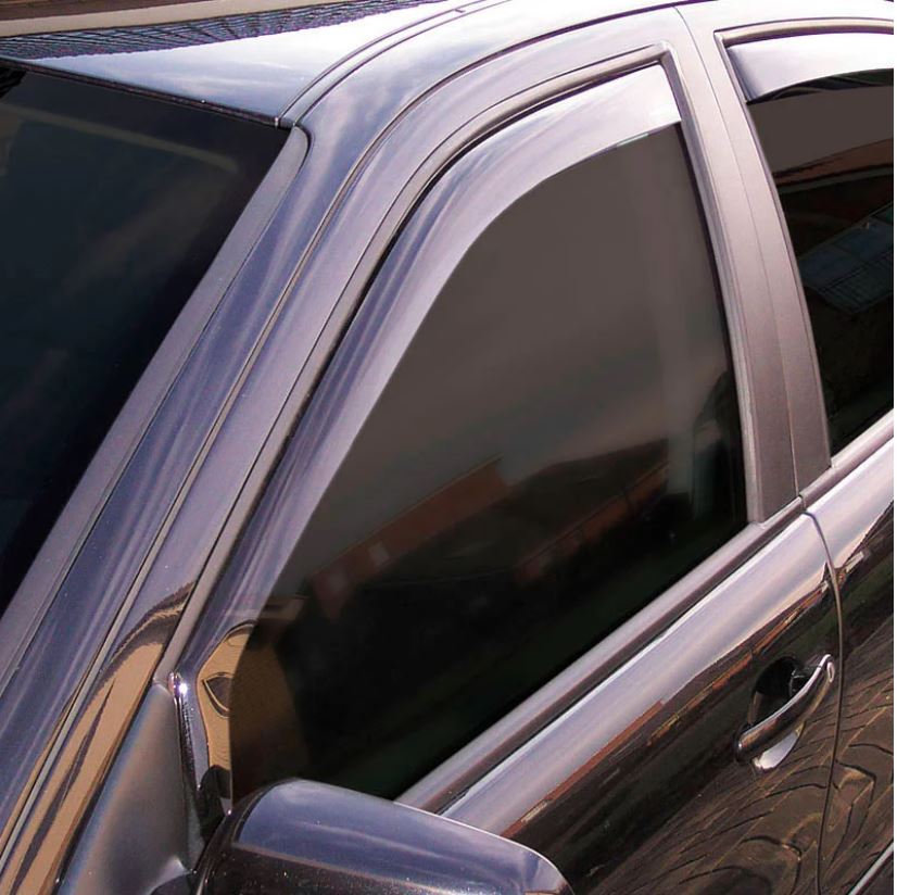 ClimAir, Windabweiser Dark passend für Volvo 144/145/164/240/244/245/264 Limousine 1966-1993, Plastik, Schwarz