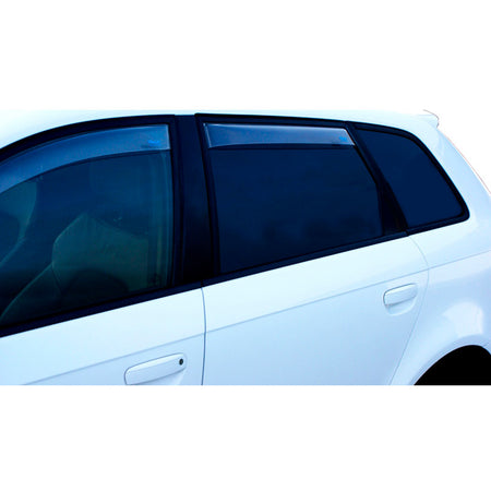 ClimAir, Vindafvisere, Klar/transparent, 2 stk, til bagdøre, passer til GWM Haval H6 (2026-)