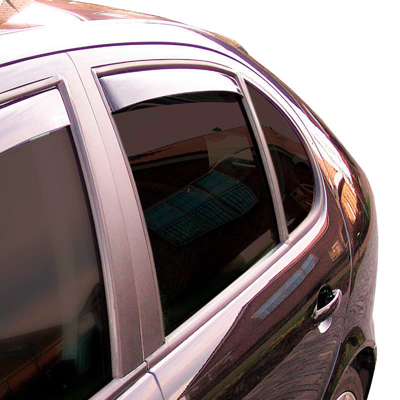 ClimAir, Windabweiser Master Schwarz (hinten) passend für Ford Edge 2015-, Plastik