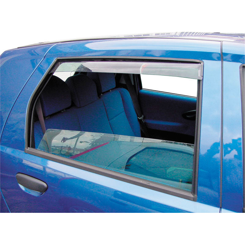 ClimAir, Windabweiser Master (Hinten) passend für Honda Jazz 5 türer 2015-2020, Plastik, Rauchgrau