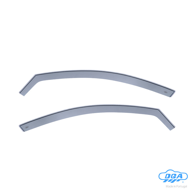DGA, Windabweiser, Rauchfarben, 2 Stk., passt zu Audi A6 (4F) Sedan/Avant/Allroad (2004-2011)