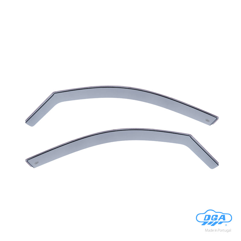 DGA, Windabweiser, Rauchfarben, Für die vorderen Türen, 2 Stk., passend für BMW 1-Serie (F20) 5-Türer (2011-2019)