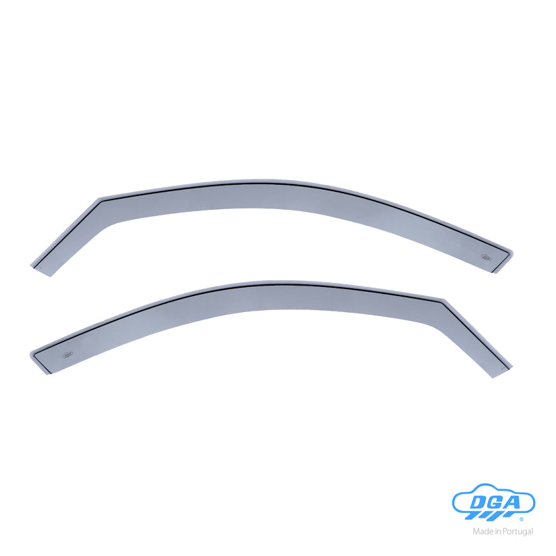 DGA, Windabweiser, rauchfarben, 2 Stück, passend für BMW 3-Series F30/F31 Sedan/Touring (2012-2019)