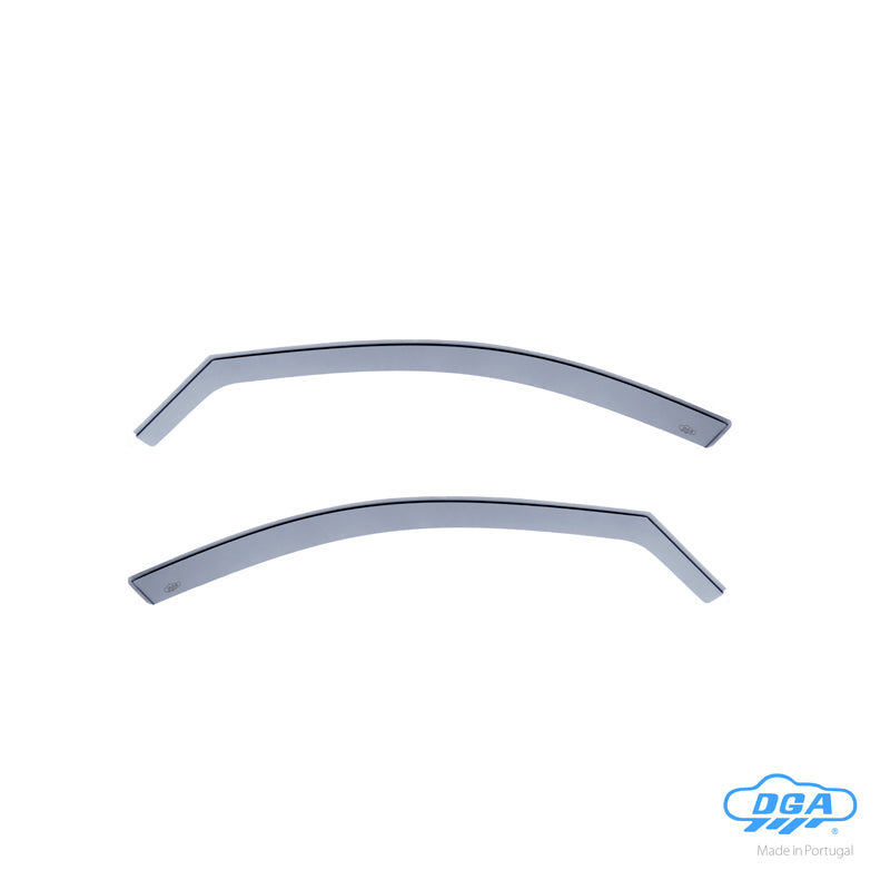 DGA, Windabweiser, rauchfarben, 2 Stück, für die Vordertüren, passend für BMW 5-Serie F10/F11 Sedan/Touring (2010-2016)