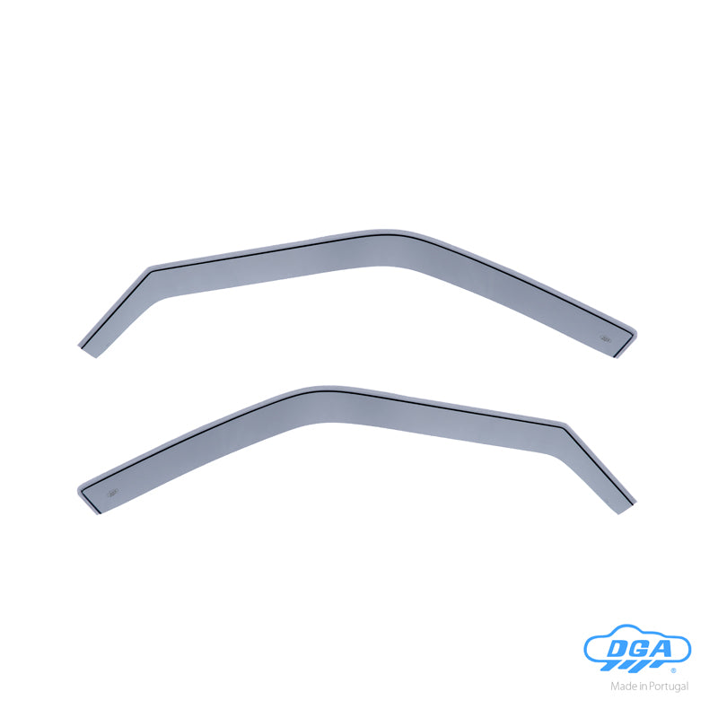 DGA, Windabweiser, Rauchfarben, 2 Stk., passt zu Ford S-Max I (WA6) (2006-2010)