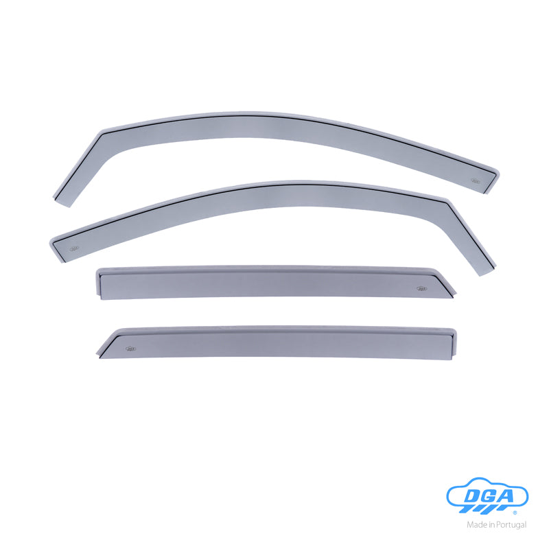 DGA, Windabweiser, rauchfarben, 4 Stück, passend für Hyundai Tucson (TLE) (2015-2020)
