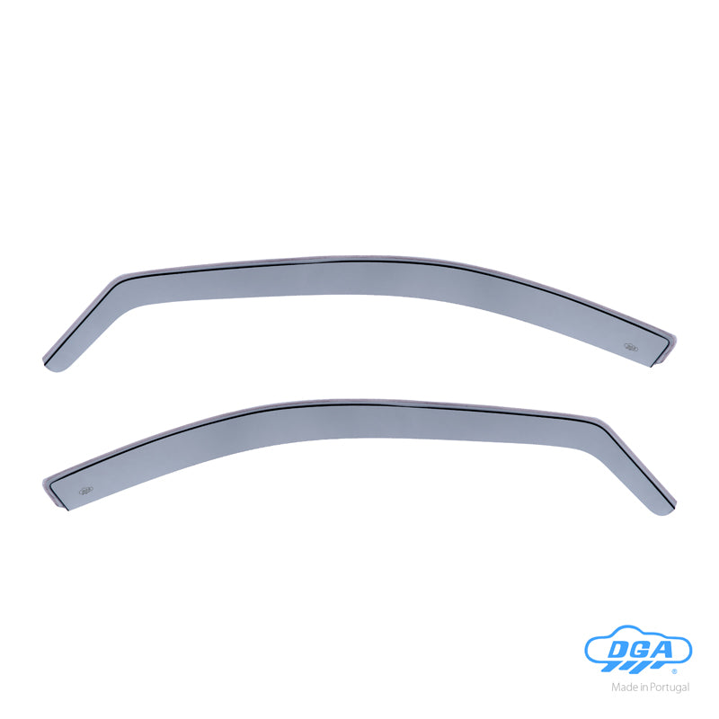 DGA, Windabweiser, Rauchfarben, 2er-Pack, passend für Mercedes C-Class W203 Limousine/Kombi (2000-2007)