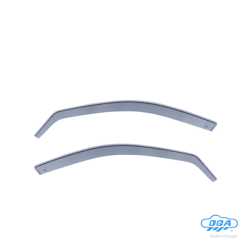 DGA, Windabweiser, rauchfarben, für die Vordertüren, 2 Stück, passend für Mercedes E-Class W211 Sedan/Kombi (2002-2009)