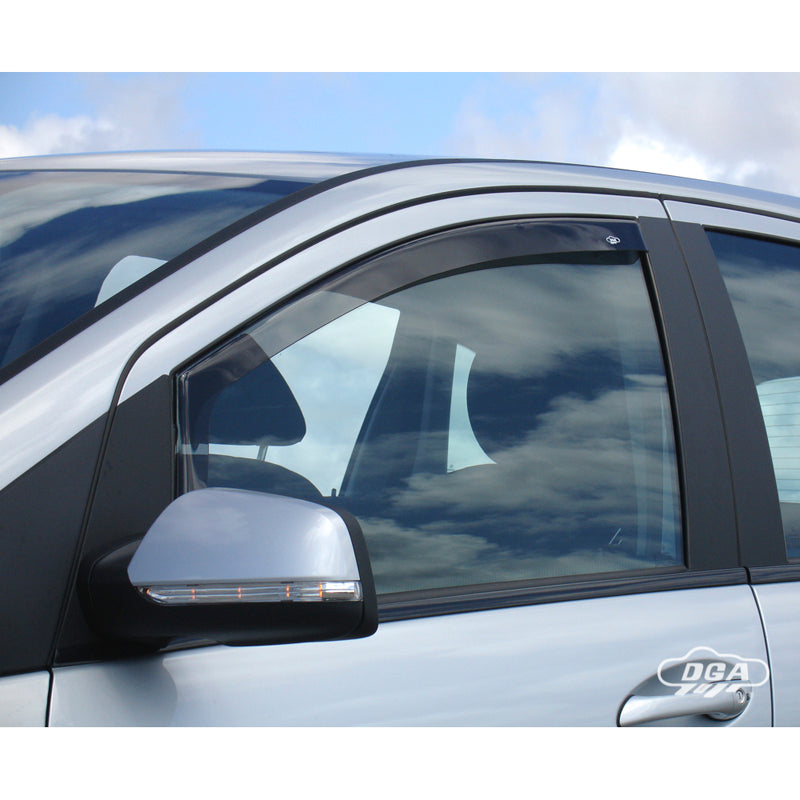 DGA, Windabweiser, Rauchfarben, für vordere Türen, 2 Stk., passend für Mercedes B-Klasse W245 (2005-2011)