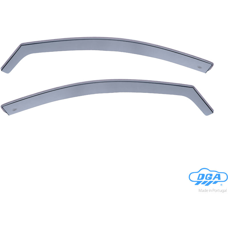 DGA, Windabweiser, rauchfarben, für Vordertüren, 2 Stk., für Mercedes GLA (X156) (2014-2020)