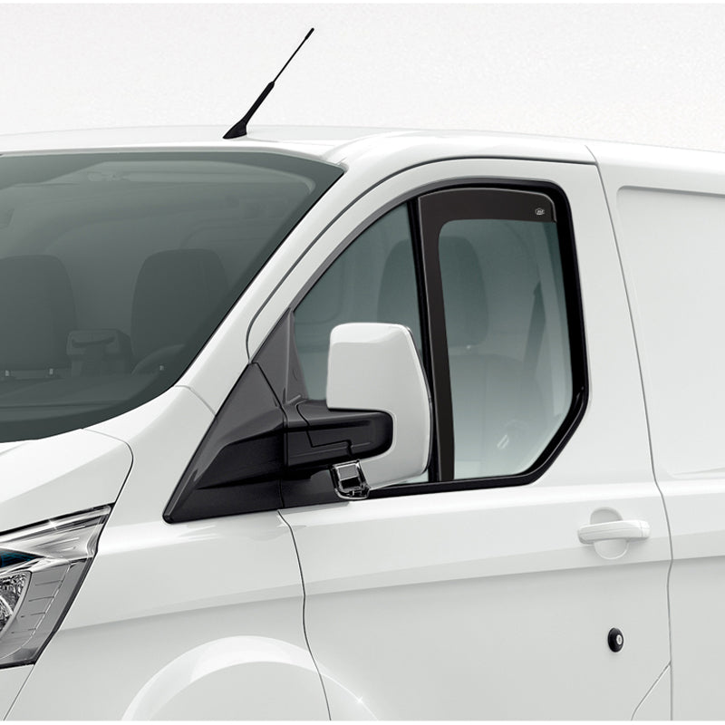 DGA, Windabweiser, rauchfarben, 2 Stück, passend für Renault Kangoo III Furgon/MPV (2021-), Mercedes Citan/T-Class/EQT (2021-), Nissan Townstar (2021-)