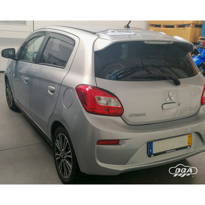 DGA, Windabweiser, Rauchfarben, 4-teiliges Set, passend für Mitsubishi Space Star / Mirage (2013-)