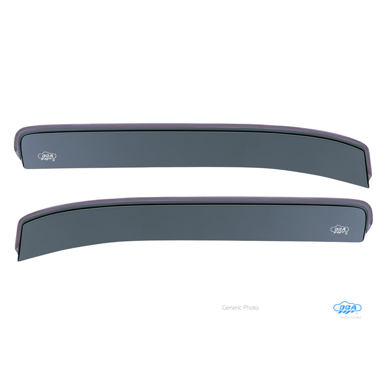 DGA, Windabweiser, Rauchgrau, 2 Stk., passt zu Renault Master III & Opel Movano B & Nissan NV400 (2010-2024)