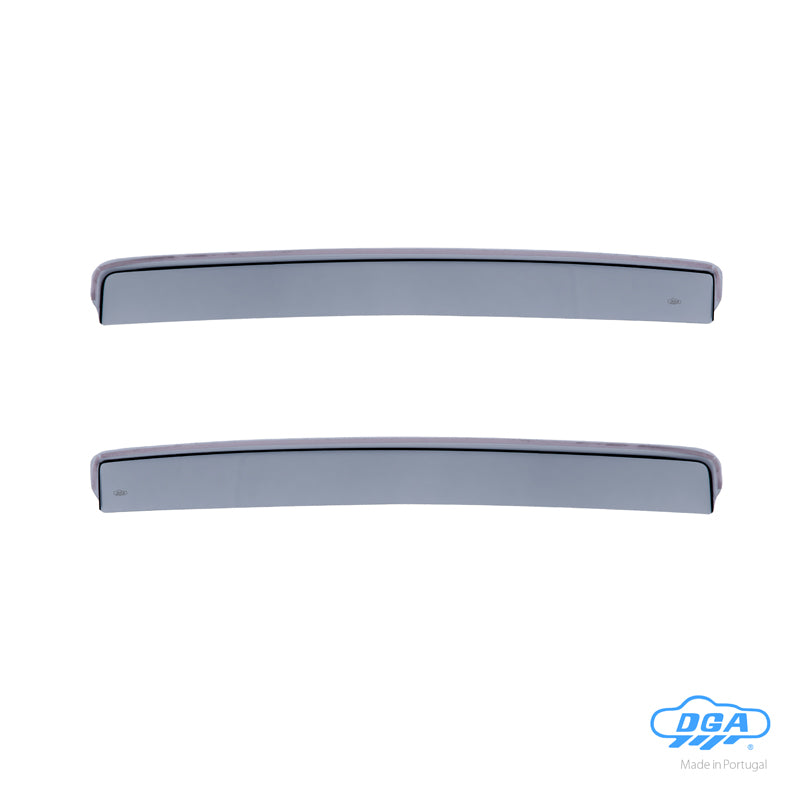 DGA, Windabweiser, rauchfarben, 2 Stück, passend für Opel Corsa D & E HB 5-türig (2006-2019)