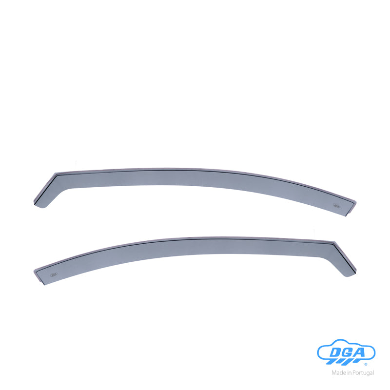 DGA, Windabweiser, rauchfarben, für die vorderen Türen, 2 Stk., passend für Seat Leon (5F) HB 5-türig/ST (2012-2020)