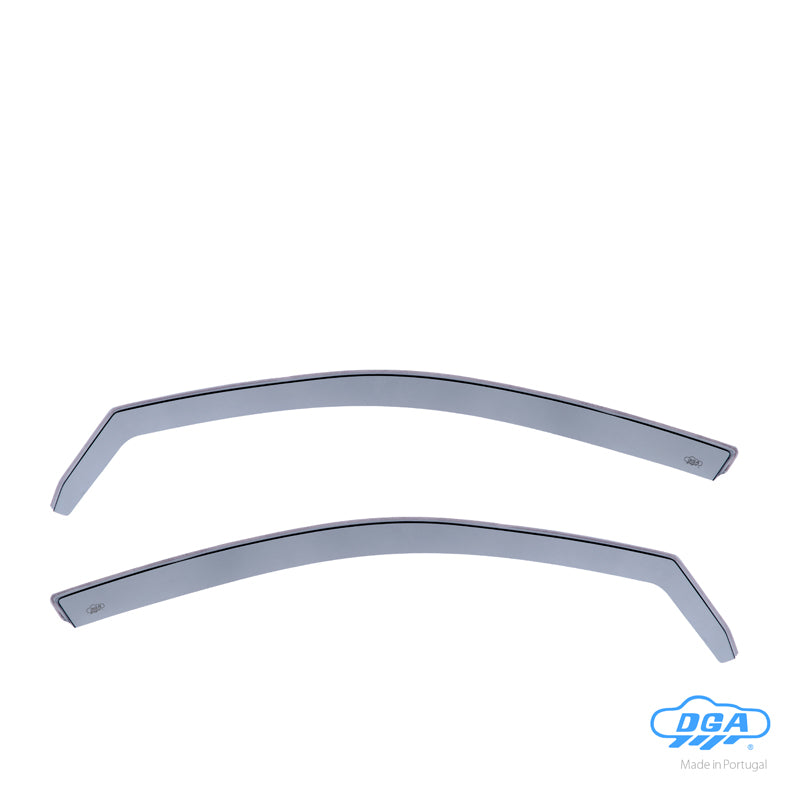 DGA, Windabweiser, Rauchgrau, 2er-Pack, passt zu Volkswagen Golf V & VI Variant (2007-2013) & Jetta V (2005-2010)