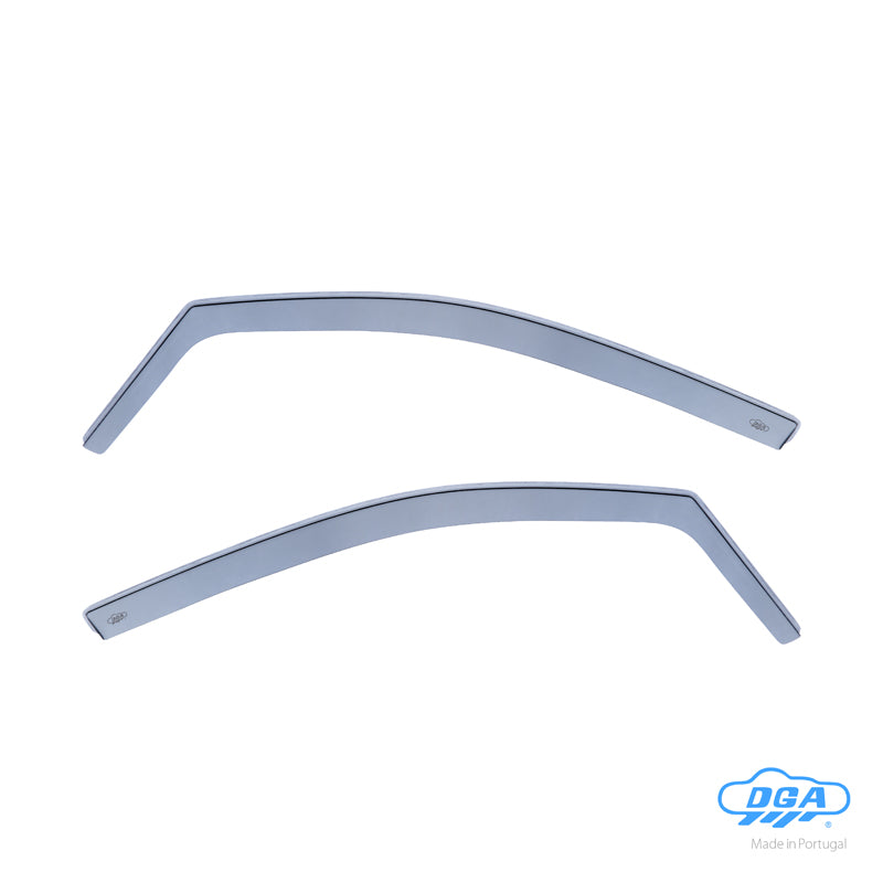DGA, Windabweiser, Rauchfarben, Für die Vordertüren, 2 Stk., passt für Volkswagen Up! 5-Türer (2011-), Seat Mii 5-Türer (2012-), Skoda Citigo 5-Türer (2012-)
