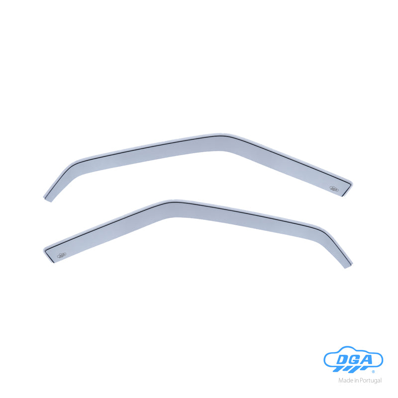 DGA, Windabweiser, Rauchgrau, 2 Stk., passt zu Volvo 850 Sedan/Station (1991-1997) & S70/V70 (1997-2000)