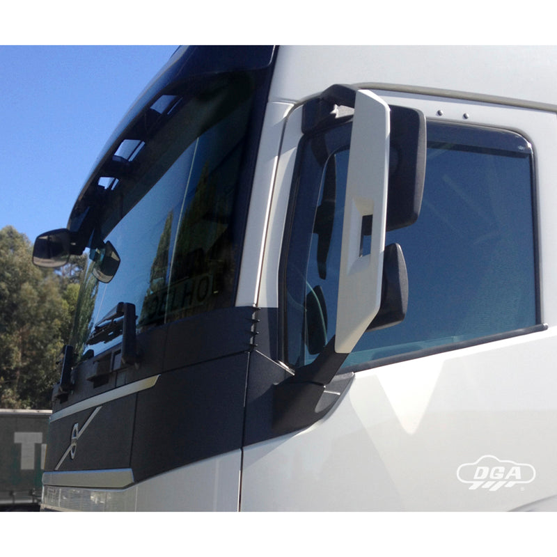 DGA, Windabweiser, Rauchfarben, 2 Stück, passend für Volvo FH (2013-) & FM/FMX (2020-) & FH Aero (2024-)