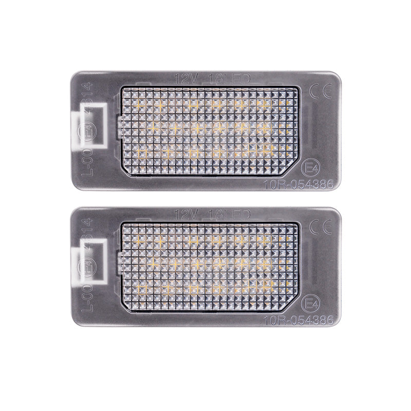 AutoStyle, LED-Kennzeichenleuchten-Set, Passend für Fiat 500X (6X/7X) 2018-2022 & Alfa Romeo Tonale 2022-, E-Mark zugelassen