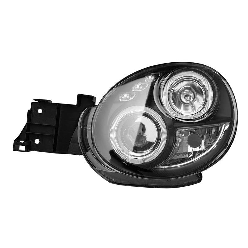 AutoStyle, Satz Scheinwerfer passend für Subaru Impreza 2000-2003 - Schwarz - inkl. Standlichtringen