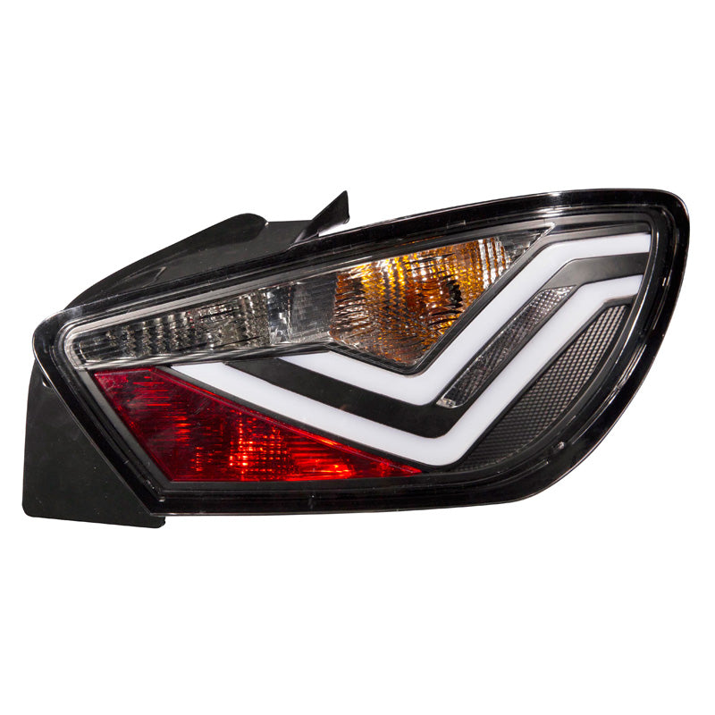 AutoStyle, Satz LED Heckleuchten passend für Seat Ibiza 6J SC 3-türig 2008- - Schwarz