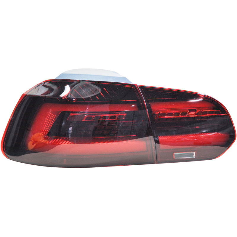 AutoStyle, Rückleuchtensatz, LED Golf 8-Look, Rot/Klar/Smoke, passend für Volkswagen Golf VI (2008-2012) excl. Variant