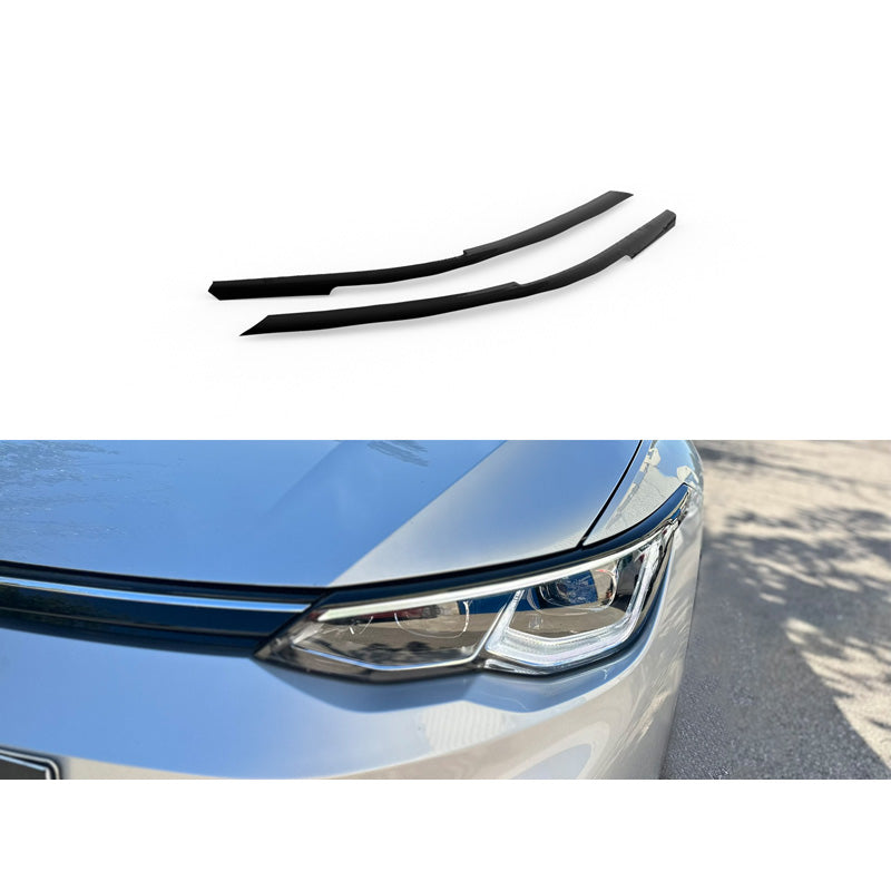 Motordrome, Augenbrauen, Unbehandeltes ABS, Passend für Volkswagen Golf VIII (2020-2024)