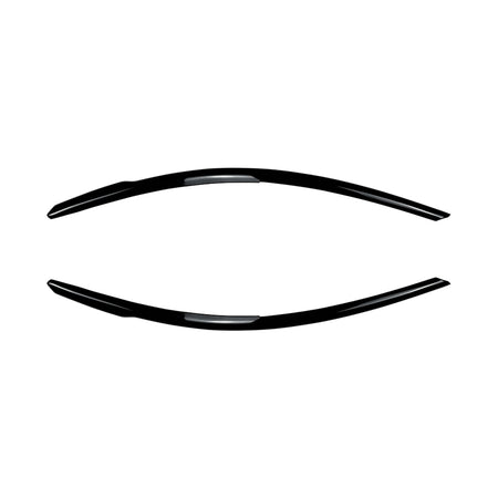 AutoStyle, Øjenskygge, Glossy Black ABS, passer til Volkswagen Golf VIII (CD1) HB/Variant (2020-2024) & FL (2024-)