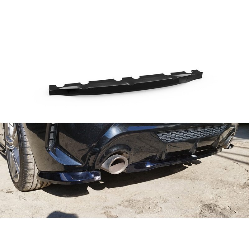 Motordrome, Heckstoßstangendiffusor, Glanzschwarz ABS, Passend für BMW 1-Series (F40) M135i 2019-2024