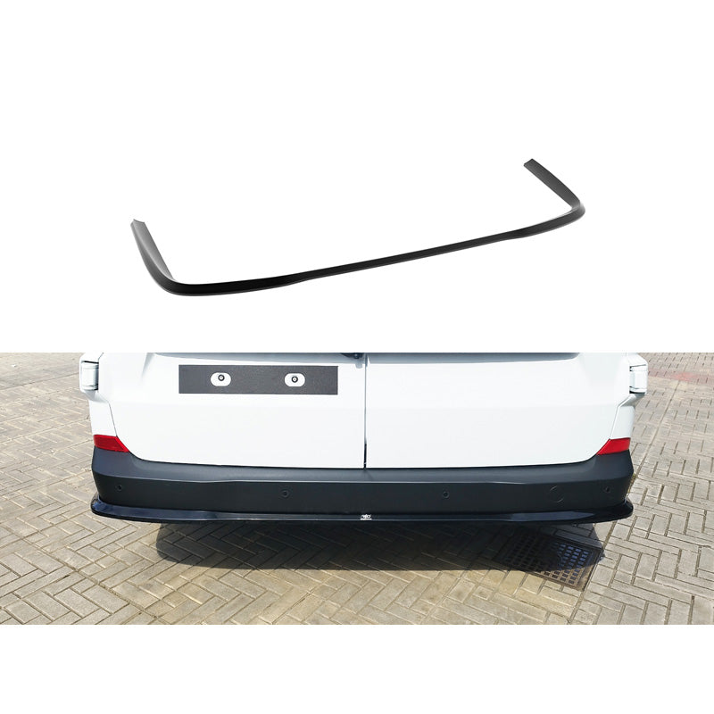 Motordrome, hintere Unterlippe, ABS, passt für Ford Transit Custom (V710) (2023-) / Volkswagen Transporter T7 (2024-) (ohne Schmutzfänger)