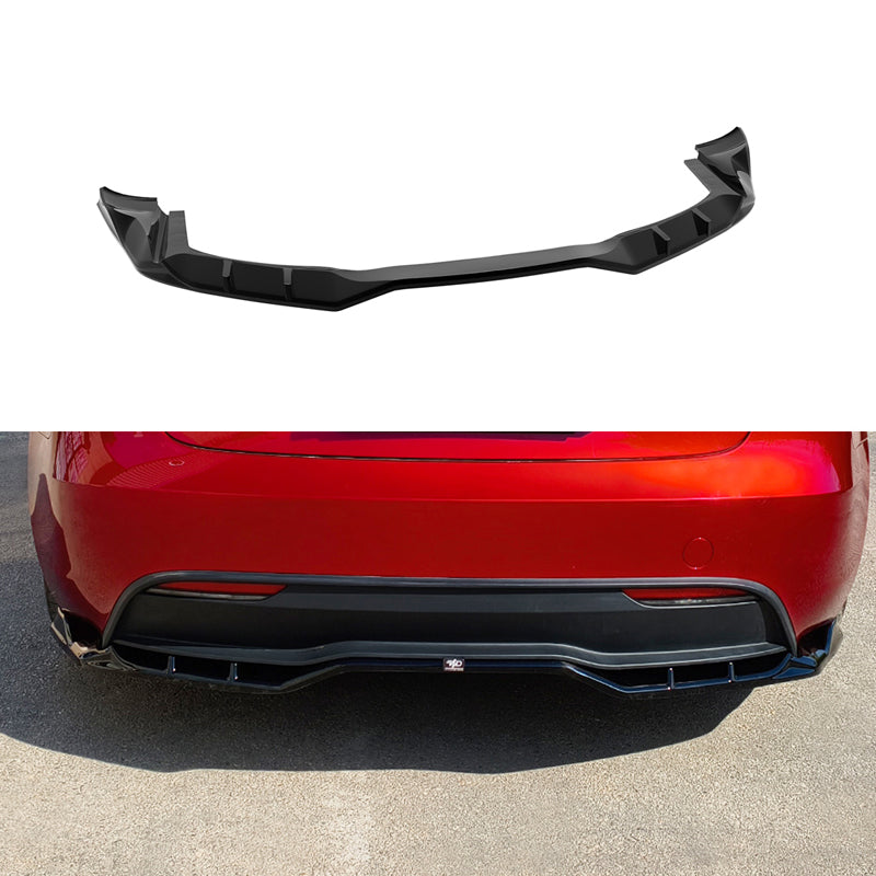 Motordrome, Heckspoilerlippe, Glanzschwarz, passt für Tesla Model 3 Highland (Facelift) (2024-)