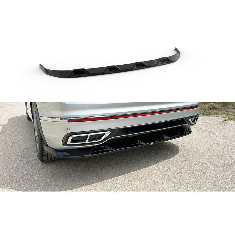 Motordrome, Unterlippe, hinten, passt für Volkswagen Tiguan II (AD1) R / R-Line Facelift (2020-2024), ABS