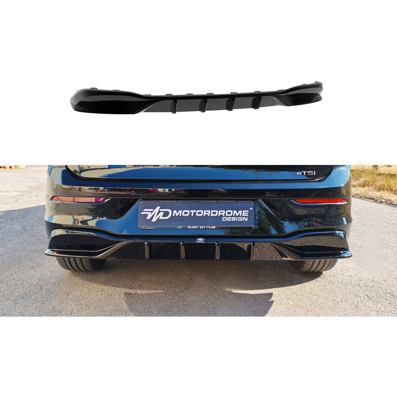 Motordrome, Frontspoilerlippe, passend für Volkswagen Golf VIII (2020-) inkl. Facelift, ABS