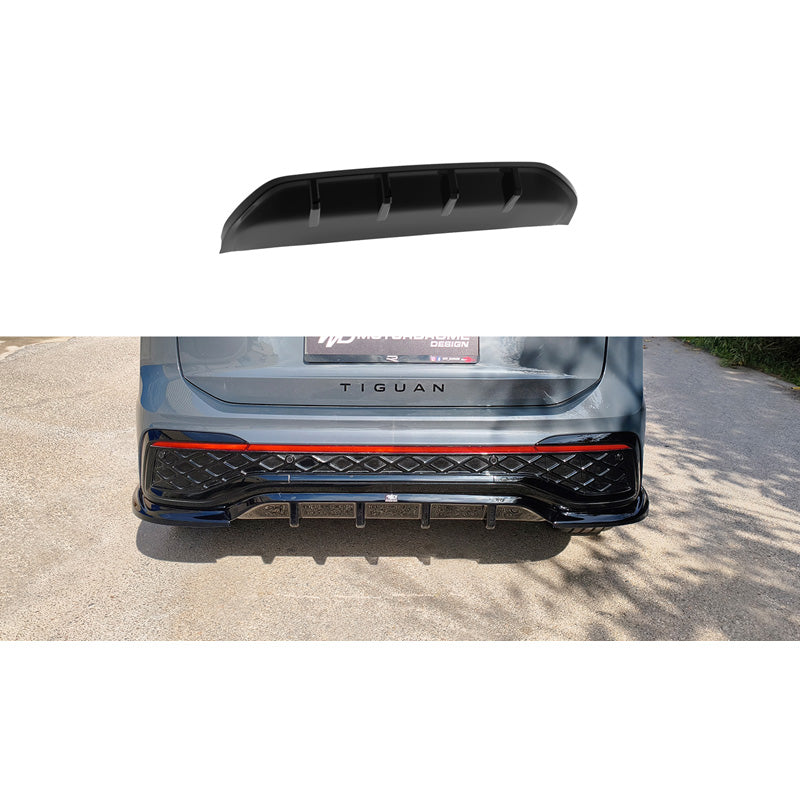 Motordrome, Heckstoßfänger-Unterlippe, passt zu Volkswagen Tiguan III (CT1) R-Line (2024-)