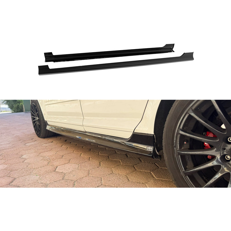 Motordrome, Seitenschweller, Hochglanz schwarz, passend für Audi A3 8P Sportback (2005-2012)
