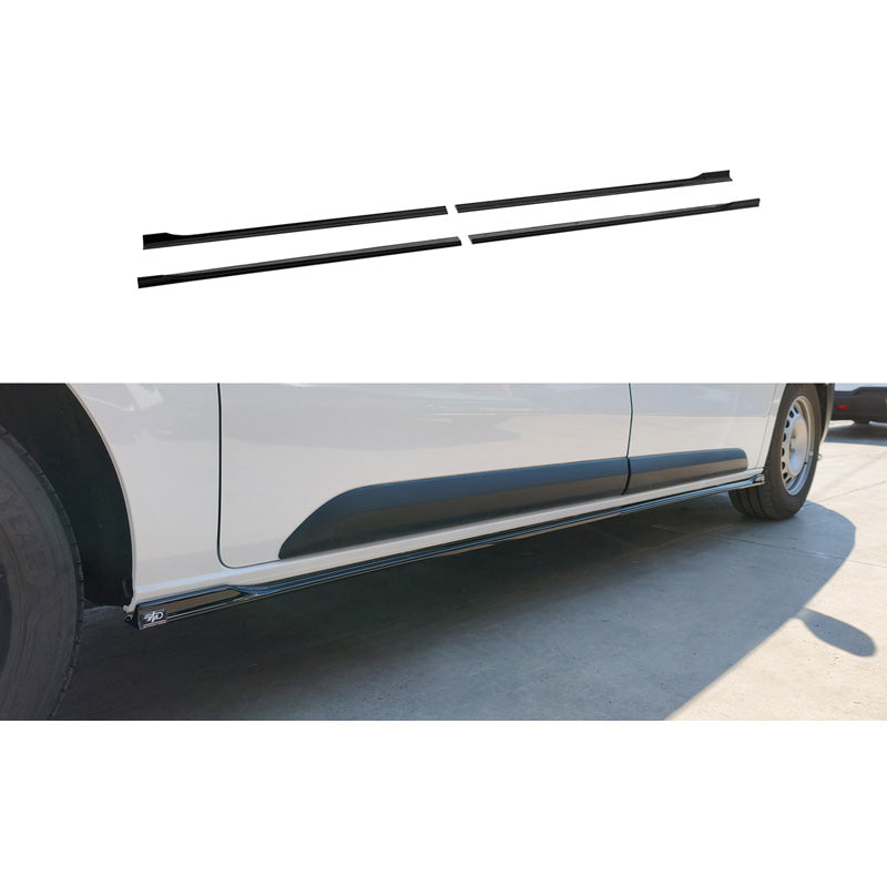 Motordrome, Seitenschweller, ABS, passend für Citroën Jumpy/Dispatch/Spacetourer & Peugeot Expert III/Traveller & Toyota Proace (2016-) & Opel Vivaro C/Zafira Life (2019-) & Fiat Scudo/Ulysse (2022-) (L2)