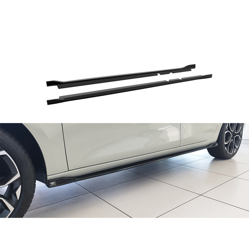 Motordrome Satz Seitenschweller geeignet für Seat Leon IV FR HB 5-Türer/Sportstourer 2020- & Cupra Leon Mk1 2020- (ABS)