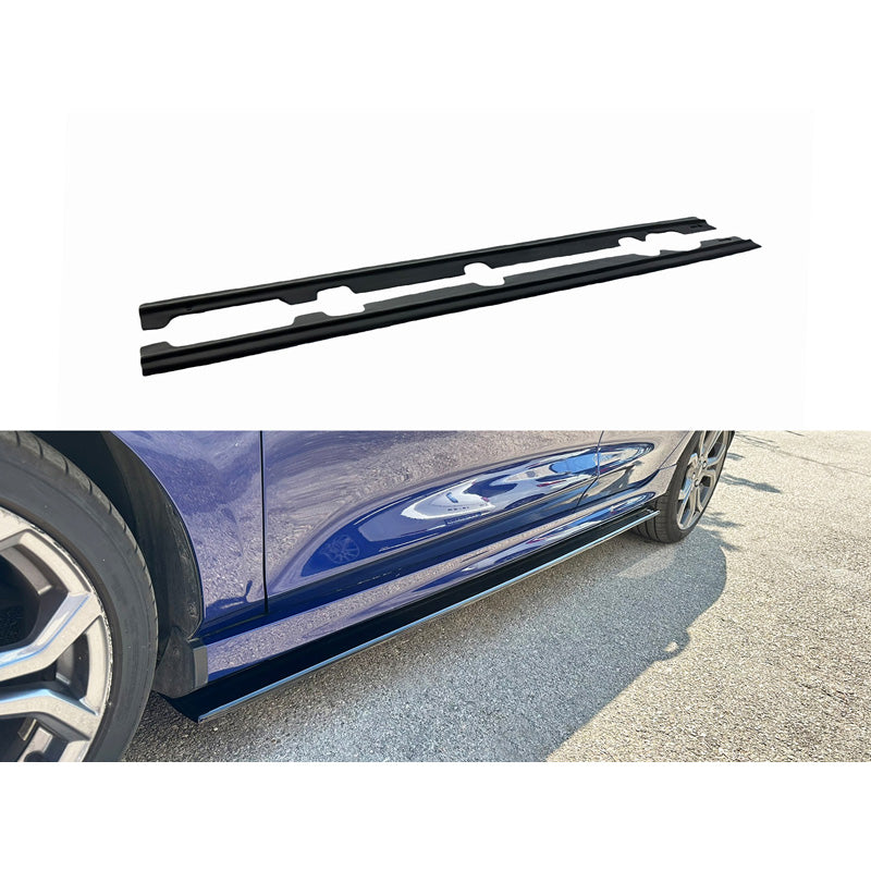 Motordrome, Seitenschweller V.2, ABS, Passend für Ford Fiësta VIII ST/ST-Line 2017-, Schwarz