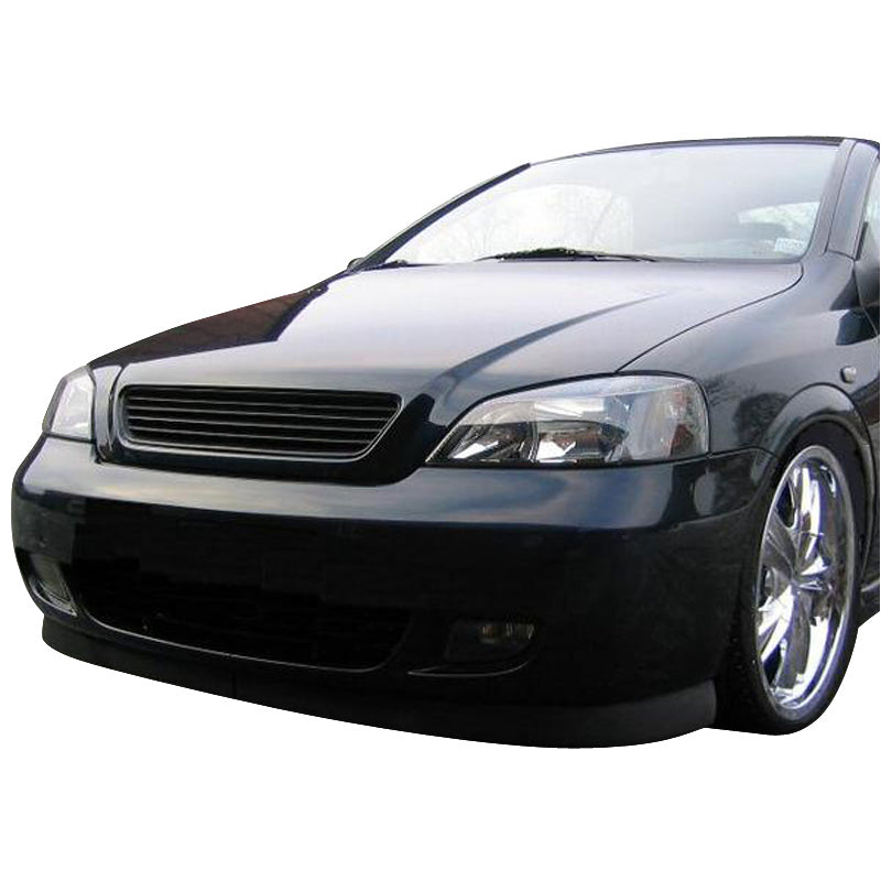 AutoStyle, Grill ohne Markenemblem passend für Opel Astra G 1998-2003, ABS, Schwarz